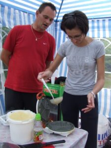 2012. Falunap, gofrisütés